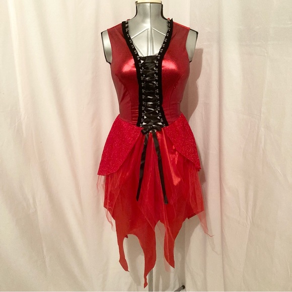 Fairy-Licious Devil Dress Costume 7/9Juniors - Picture 1 of 12